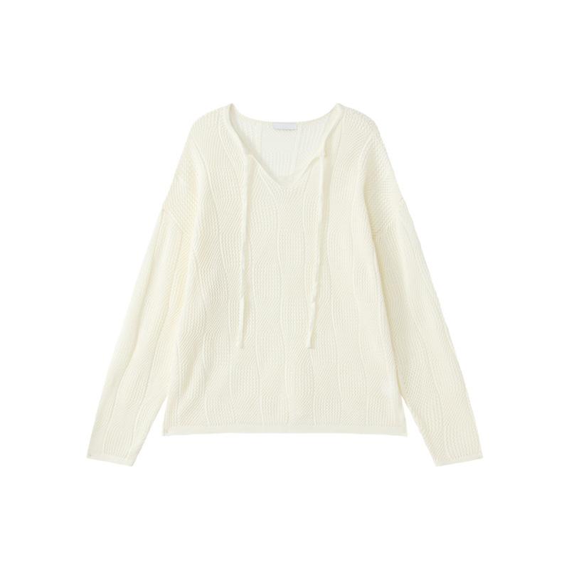 Korean Style V Neck Long Sleeve Knit Sweater For Men Loose Lazy Fashion