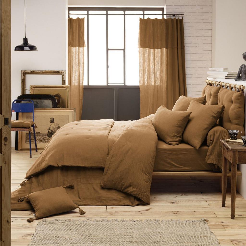 Camel Cotton Gauze Duvet Cover 240x260