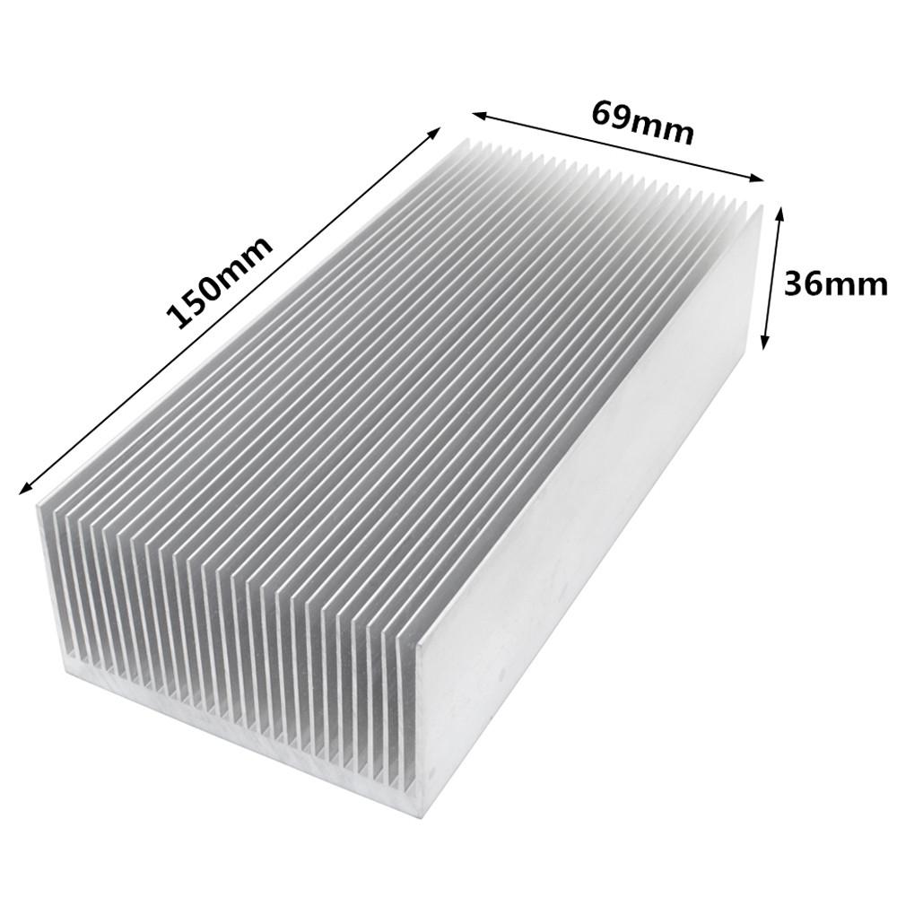 Extruded Aluminum Heatsink Radiator Heat Sink Cooler for LED Electronic Chip LCD Integrated Circuit Cooling Heat Dissipation
