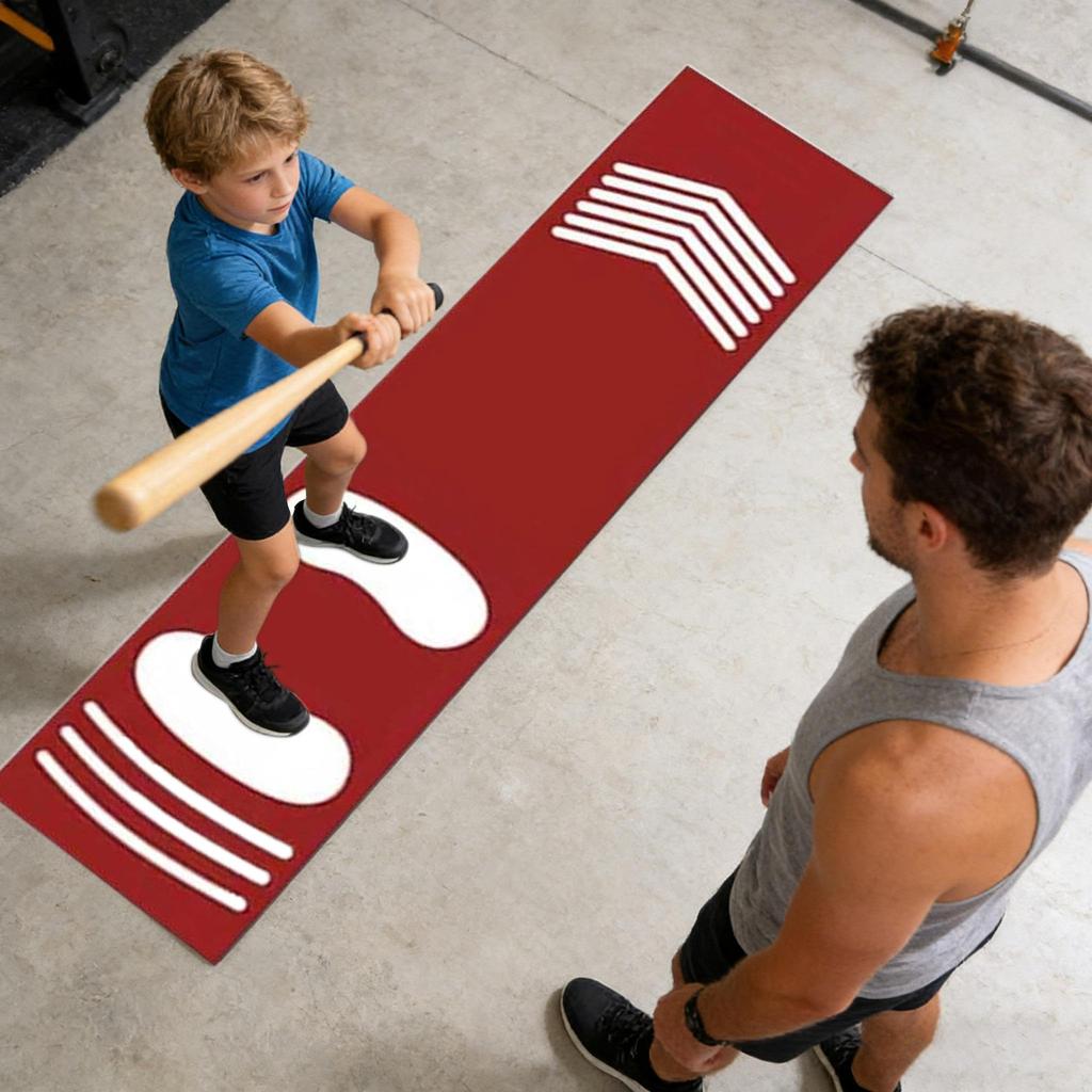 Baseball Batting Practice Mat NonSlip Baseball Training Mat Baseball Mat Hitting Training Pad For Beginner Baseball Pitching Mat