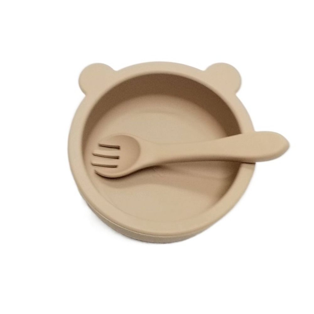 Waterproof Silicone Suction Bowls Flexible Feeding Bowl Set Feeding Tableware Learning To Eat