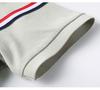 Breathable Bead Ground Tricolor Jovo Fashion Elegant American Retro Polo Shirt
