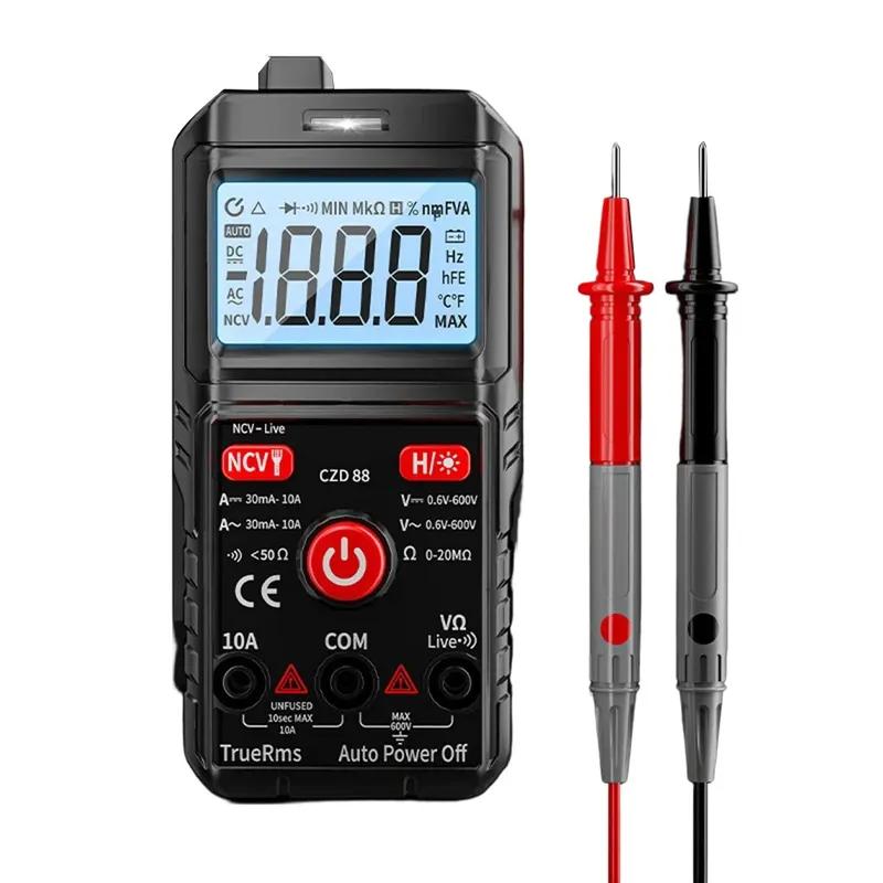 Auto Ranging Digital Multimeter CZD88 with AC DC Voltage Current Tester and NCV Non Contact Voltage Safety Feature