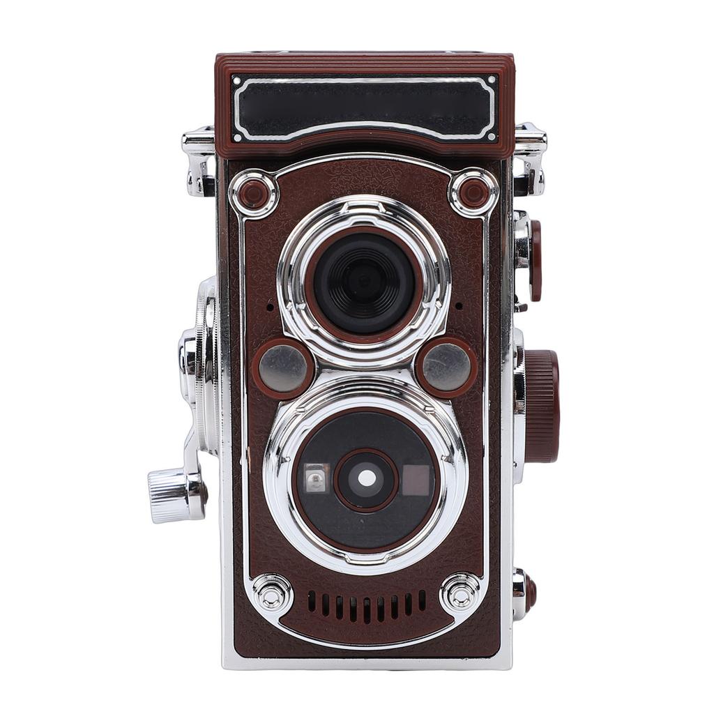 Vintage Digital Camera Portable TLR   Retro 2.7K Video 24MP Autofocus Vlog Camera Manual Joystick for Beginners Teens Adults