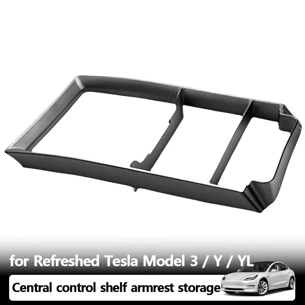 For Tesla New Model 3 Highland / Model Y/YL Center Console Armrest Storage Tray Organizer Box Case ABS Car Interior Accessories