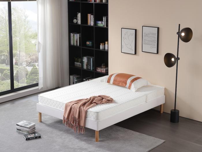 Matelas - Noname - BZ 140x190 cm - Mousse Haute Résilience - Très Ferme - Oreiller Visco 60x60 cm