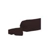 Bolster Cover - Chocolate - 45 X 185 Cm - 100% Cotton - Very Tight Weave - Washable At 40°C
