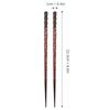 1 Set Wooden Chopsticks Tableware Set with Chopstick Rest Smooth Portable Case for Travel Home Camping Dinner Service