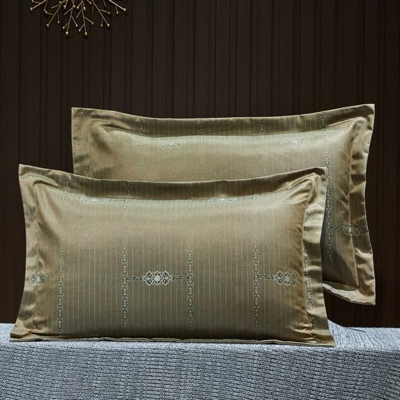 1 пара наволочек-конвертов из атласного жаккарда Tribute, наволочки для взрослых размером 48*74 см, наволочки для комфорта на весну/лето, наволочки без вставок