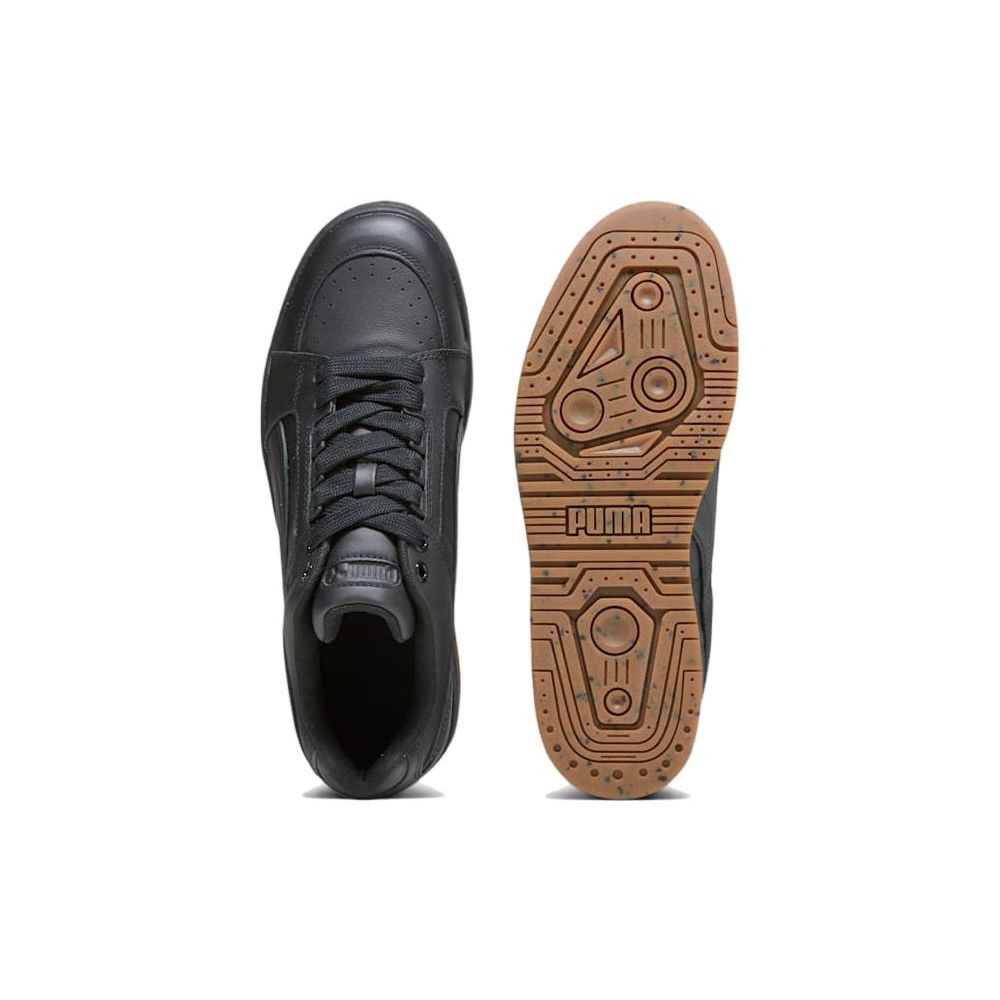 Puma Slipstream Lo Унисекс Черный с Коричневой Подошвой 393223-02