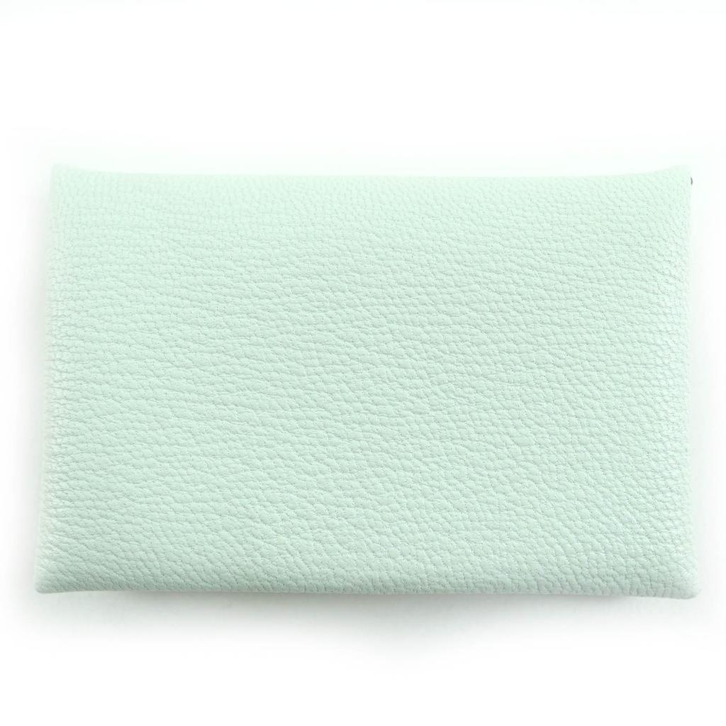 Pristine HERMES Card Case Calvi By color Epsom Leather Women Used