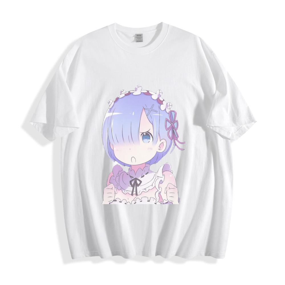 Футболка с Рему из ReZero - Милая Аниме Унисекс Футболка