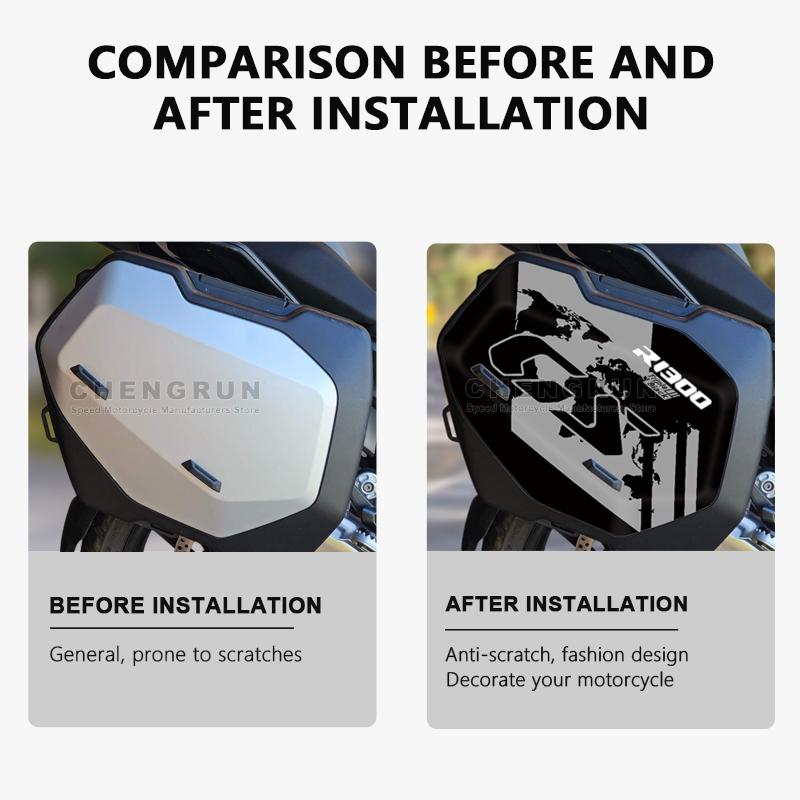 Motorcycle Trunk Sticker Waterproof Decals for BMW R1300GS R1300 R 1300 GS 1300GS 2023 2024 Accessories Suitcase Stickers