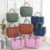 Household Picnic Basket Storage Bath Shopping Basket Woven Basket Vegetable Basket Gift Basket Souvenir Bath Hand Basket