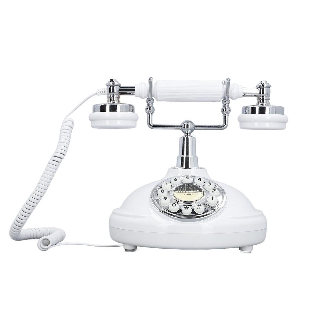 Retro Style Landline Phone Vintage Call Telephone Classic Desk Phone With Large Keypad for Home