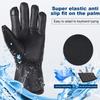 Electric Heated Gloves Winter Motorcycle Heating Gloves Hand Warmer Waterproof Thermal Touch Screen Bike Gloves Snow Mittens