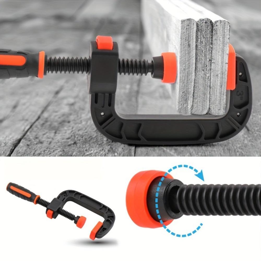 Heavy Duty Spring Clamps Reinforced Durable Fixed Strong Clamping Jaw Clip for Wood Working Clamps Woodworking Tools Accessories