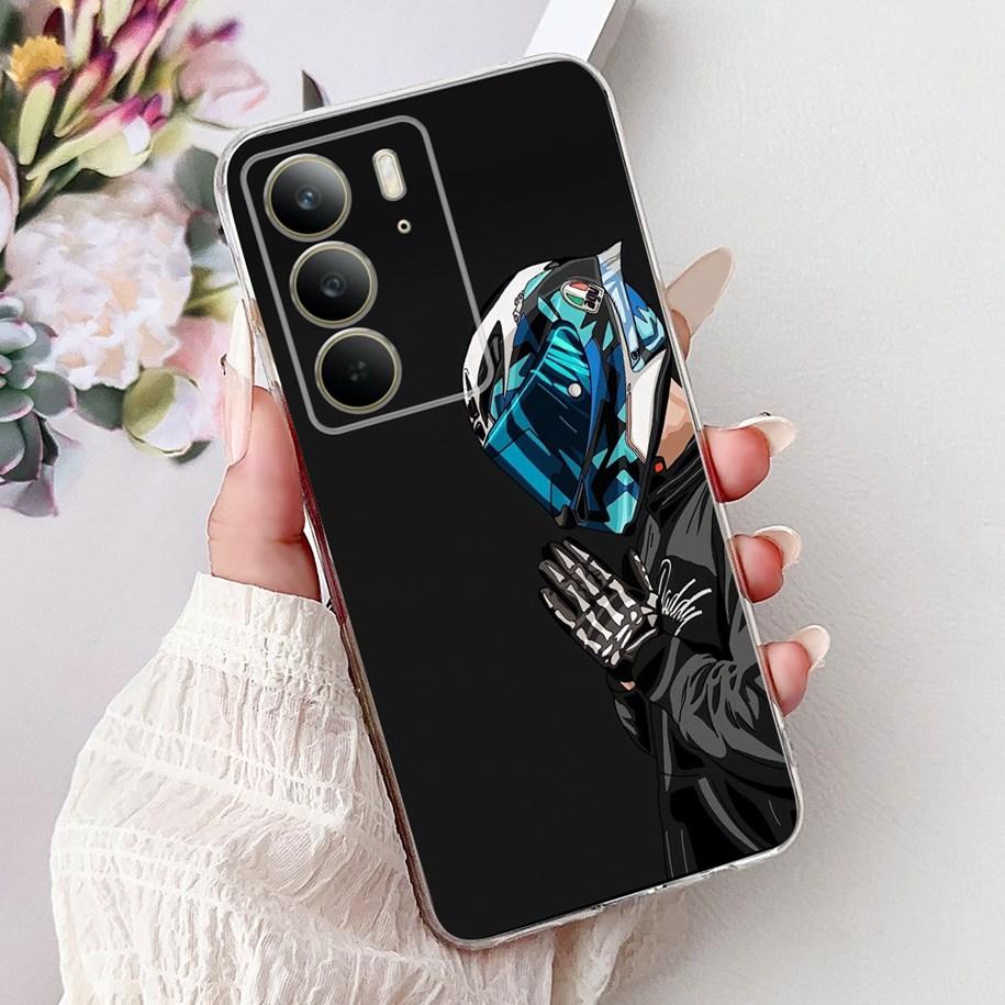 Silicone Case For Realme C75 4G Cover Cool Machine Panda Animals Soft Clear Slim Shockproof Bumper For RealmeC75 C 75 2024 Coque