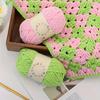 3pcs Chunky Polyester Yarn Plush Velvet Texture Soft Thick 4mm Yarn for Crocheting & Knitting Versatile Chenille Craft Yarn
