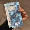 Простой Модный Синий Леопардовый Принт Мягкий Чехол для Телефона Для iPhone 17 Air Cases iPhone 16 15 14 13 12 Mini 11 Pro Max Plus X XR 7/8 SE Чехол
