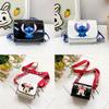Аниме Микки Минни Маус Стич Сумка через плечо Милый Анимационный Маленький Кроссбоди Кошелек-нулевик Квадратная Сумка Для Детей