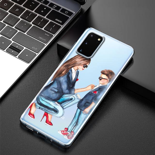 Super Mom Baby Case For Samsung A52s 5g A51 S21 A12 Fundas Galaxy A53 5g A33 A73 A03 A50 A31 A50 A70 A71 A72 A13 A32 Back Covers