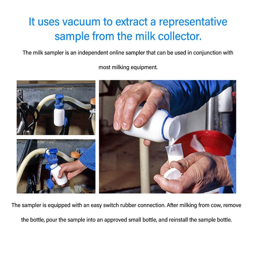 13Pcs Set PC Cow Milk Sampler 200ML Milk Sampling Device Efficient Milk Sampling Tool Dairy Farming
