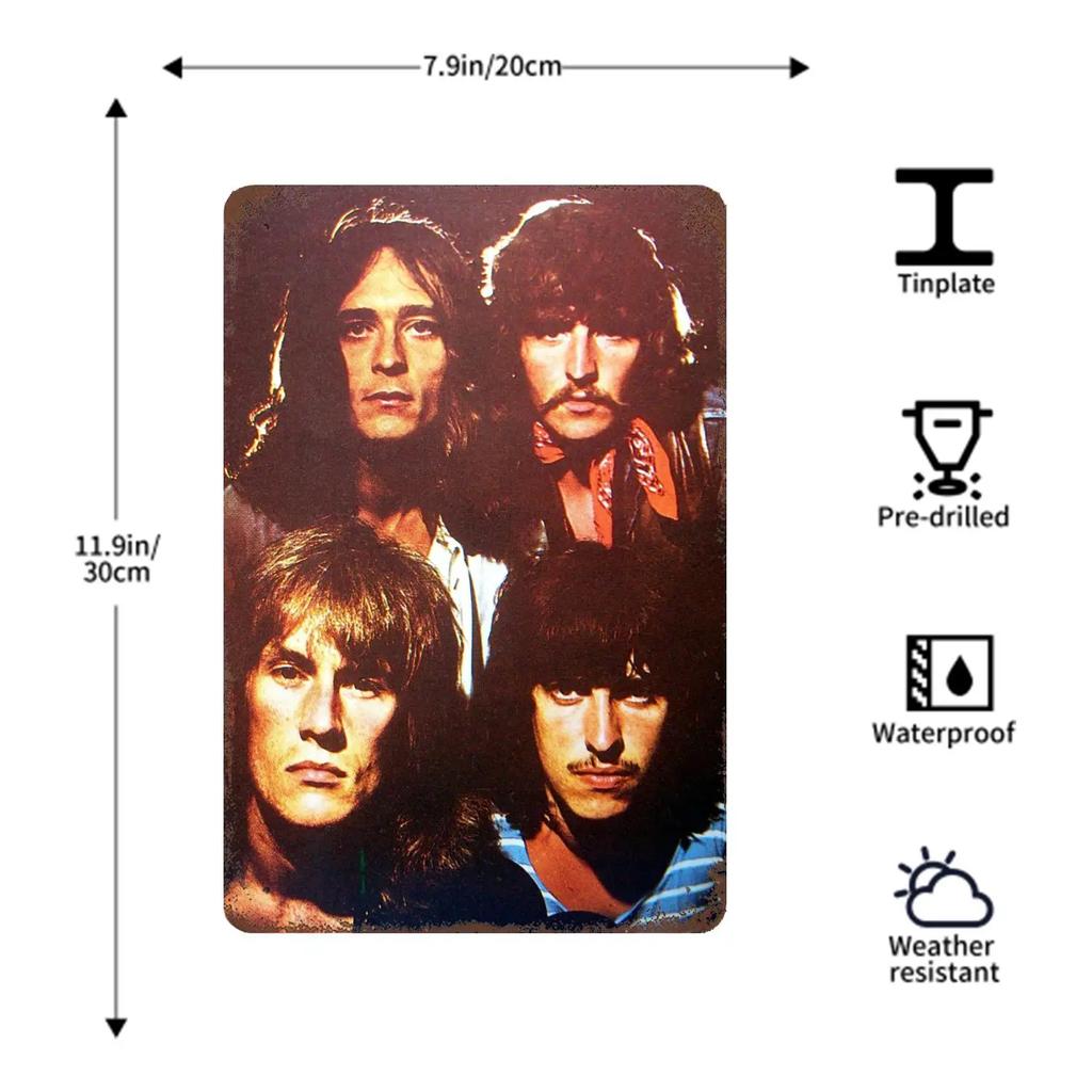 Bad Company Band металлический декор постер винтажная жестяная табличка металлическая табличка декоративная табличка для паба бара мужской пещеры клуба настенное украшение