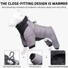 Winter Pet Dog Clothes Waterproof Dog Coat With D Ring Warm Pet Clothing for Medium Dogs Puppy Jacket Dog Coat Four Leg