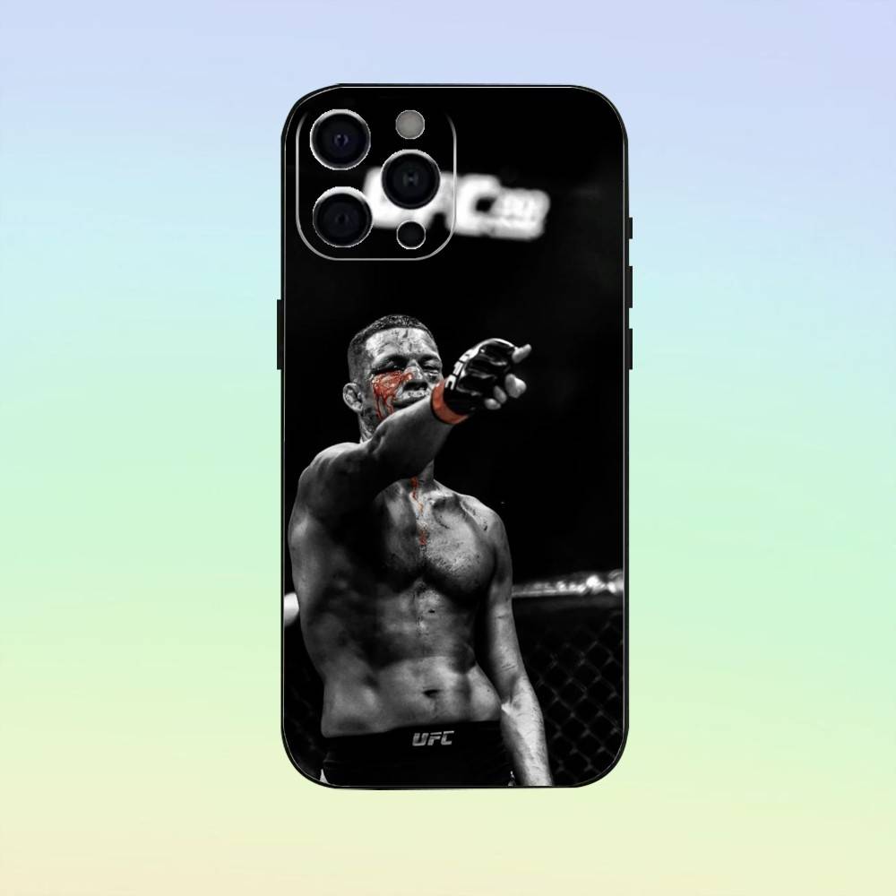 Чехол для телефона Нейта Диаса Для iPhone17,16,15,14,13,12,11 Plus,Pro Max Мягкий черный чехол