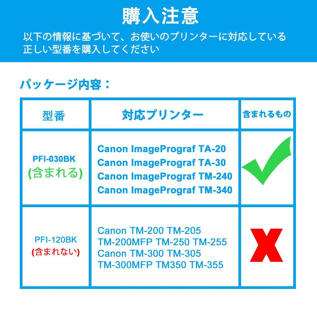 LCL Compatible Ink Cartridges for Canon and Black Compatible with Canon ImagePrograf and PFI030, PFI-030, PFI030BK, PFI-030BK (3489C001), (1 Pack).