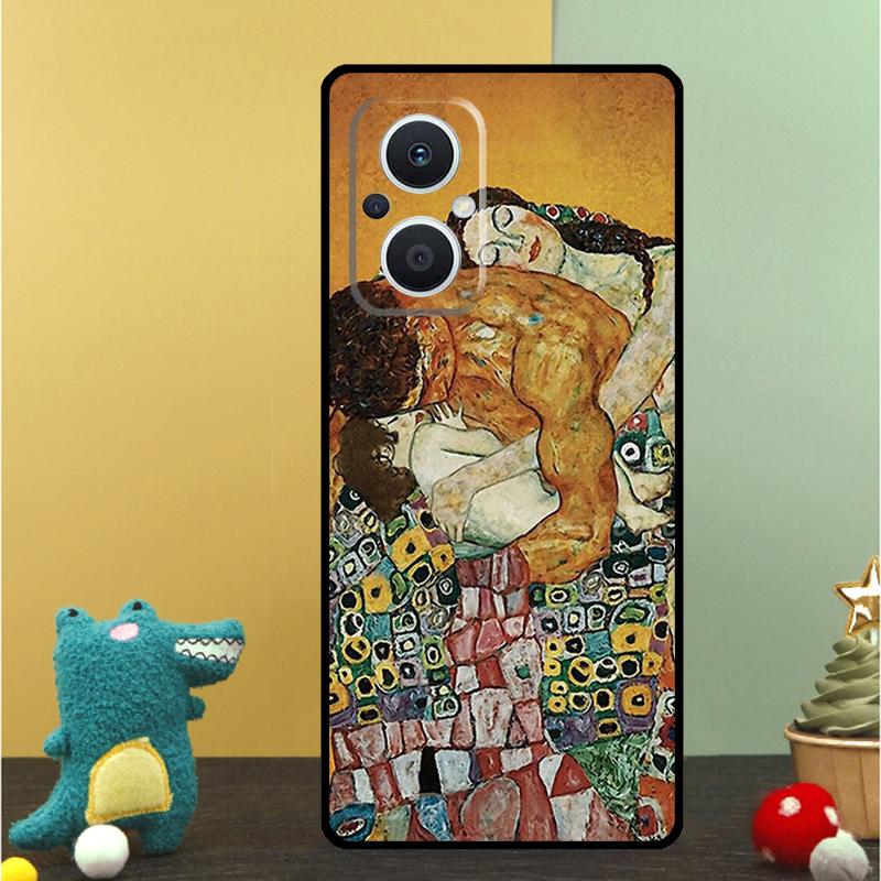 Чехол Gustav Klimt 'Поцелуй' для OPPO Reno 15 15F 14 13 12 11 10 Pro 14F 13F 12F 11F 8T OPPO Find X9 X8 X6 Pro