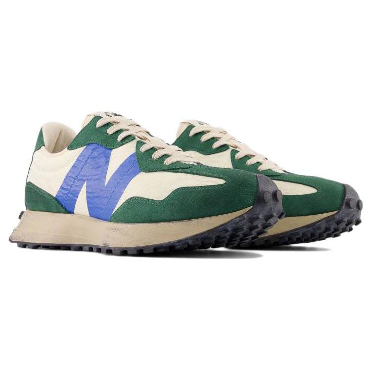 New Balance 327 Vintage Worn Pack — кроссовки унисекс лесно-зеленые спокойные синие разноцветные MS327VB