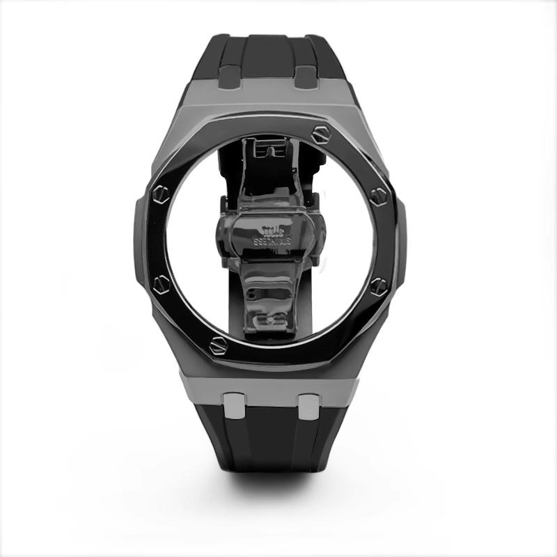 Мод-комплект GA2100 Корпус из нержавеющей стали Ремешок для часов Для Casio G-SHOCK Farm Oak GA-2100 GA-2110 GA-B2100 Металлическая рамка для часов Ремешок для часов