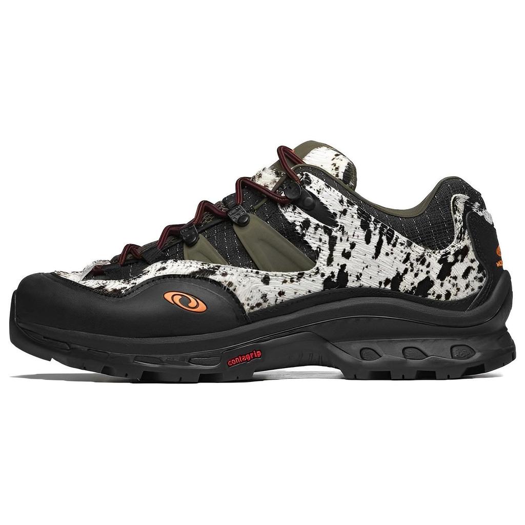 SALOMON Xt-Quest 2 Texas Non-Slip Durable Low-Top Outdoor Functional Shoes Unisex Shoes White Black Green 470589