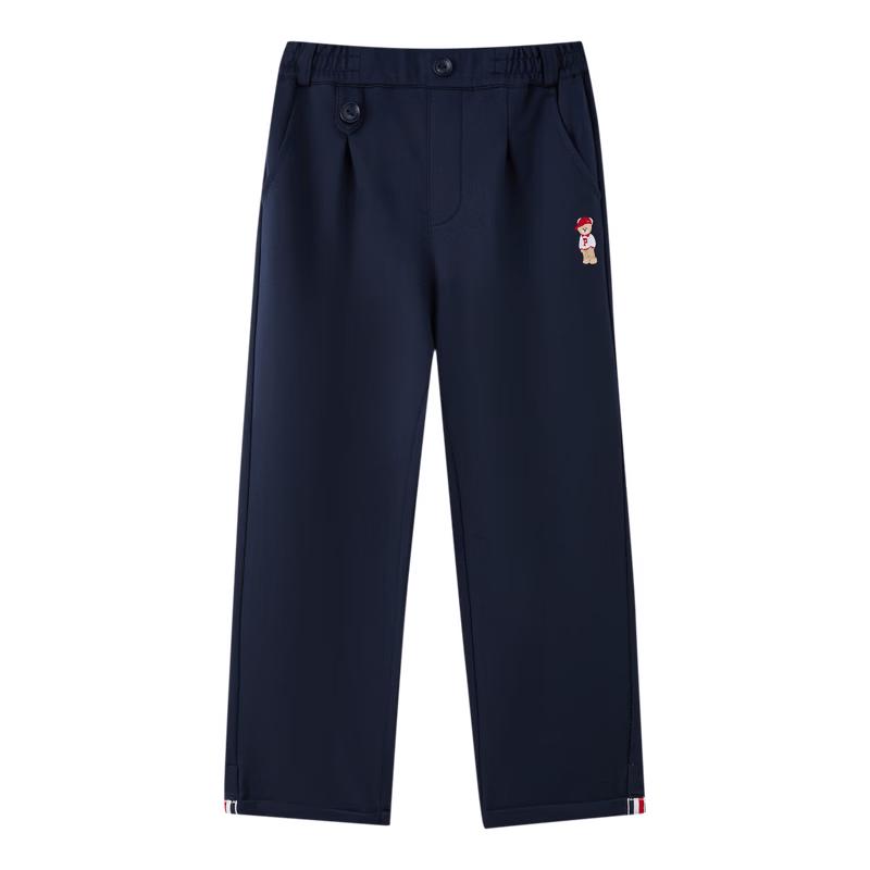PawinPaw Boys' Cartoon Bear Straight-Leg Casual Pants