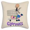 Милые мультяшные наволочки для подушек C-Clarence TV Мультяшные декоративные чехлы для подушек на диван для дома Двусторонние коротковорсовые милые чехлы для подушек