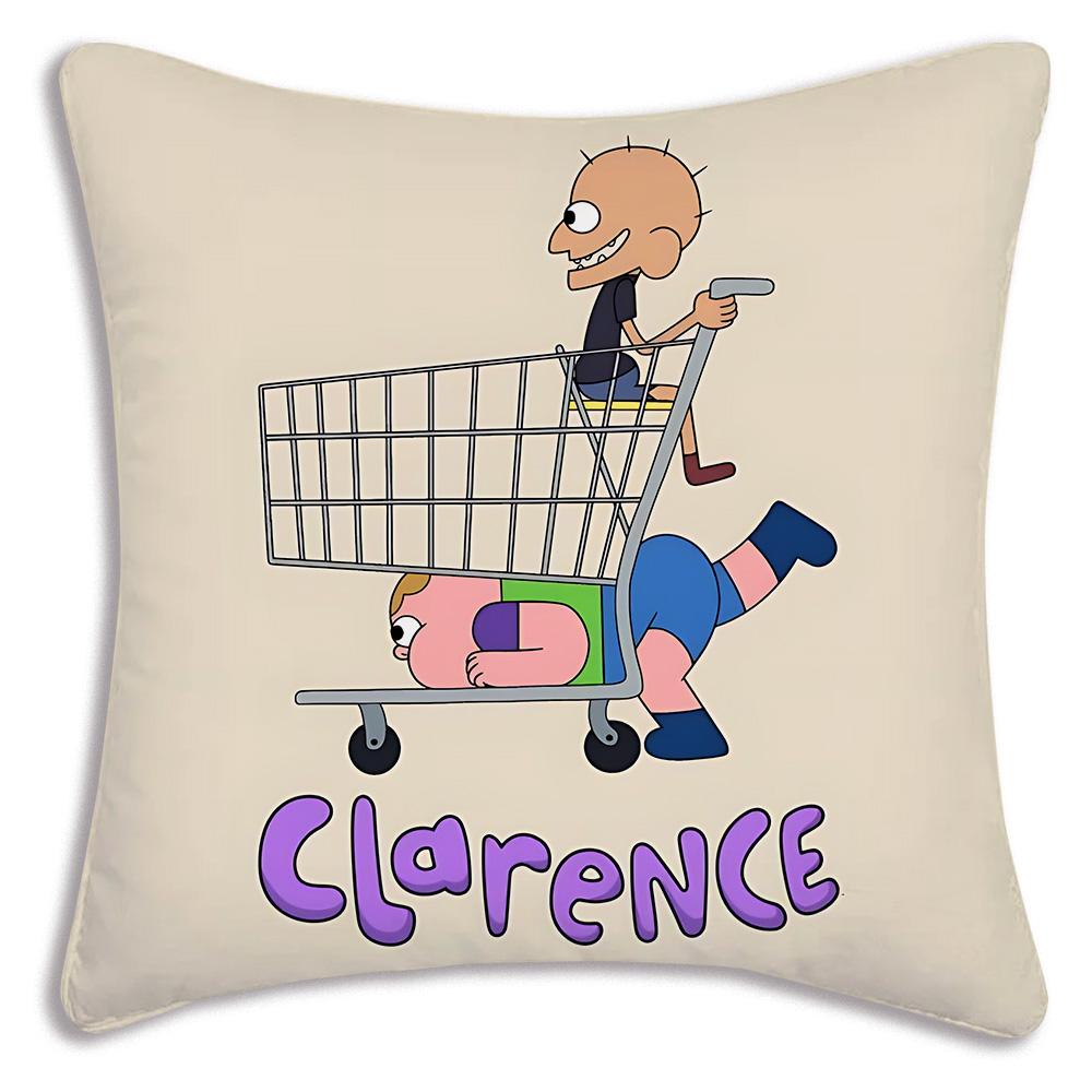 Милые мультяшные наволочки для подушек C-Clarence TV Мультяшные декоративные чехлы для подушек на диван для дома Двусторонние коротковорсовые милые чехлы для подушек