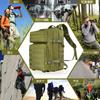 45L Military Backpack Large Capacity Mountain Climbing Backpack Tactical Backpack Army Assault Pack Camping Trekking Travel Army Green [NEGREW]