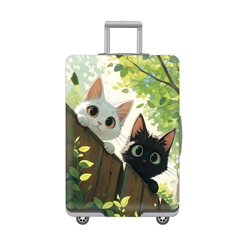 Thickened Cartoon Leather Suitcase Covers: Protective Dust Cover for 20, 24, and 28 Trolley Cases
