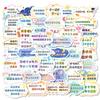 50 Text-On-Video Students Inspire To Study Hard Inspirational Text Stickers Waterproof Stickers