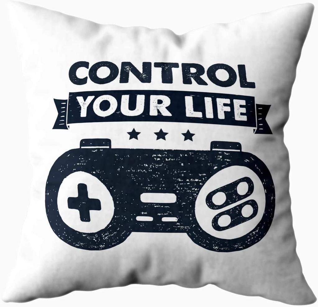 RZN Gamer игровой контроллер джойстик чехол для подушки с джойстиком красный плед наволочки 45x45 см для домашних диванов