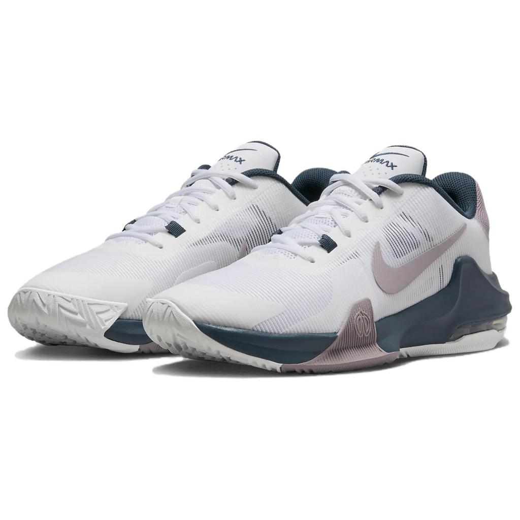 Nike Air Max Impact 4 White Navy Light Violet Ore Мужские кроссовки Armory-Navy Football-Grey DM1124-102