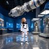 Cartoon Style Spaceman Costume Halloween Space Suit Child Astronaut Costume  Halloween Party