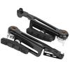 A Pair of Aluminium Alloy High Strength Black Folding Bike Long Arm V Brake 412 Modified Bicycle Accessory