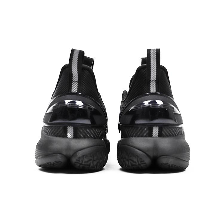 Li Ning Speed 7 Амортизирующие Нескользящие Низкие Баскетбольные Кроссовки Мужские Черные ABPT013-2