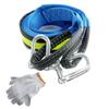 Car Towing Rope 5meters 8T Load Bearing Polyester Material Heavy Duty Tow Strap with Hooks for