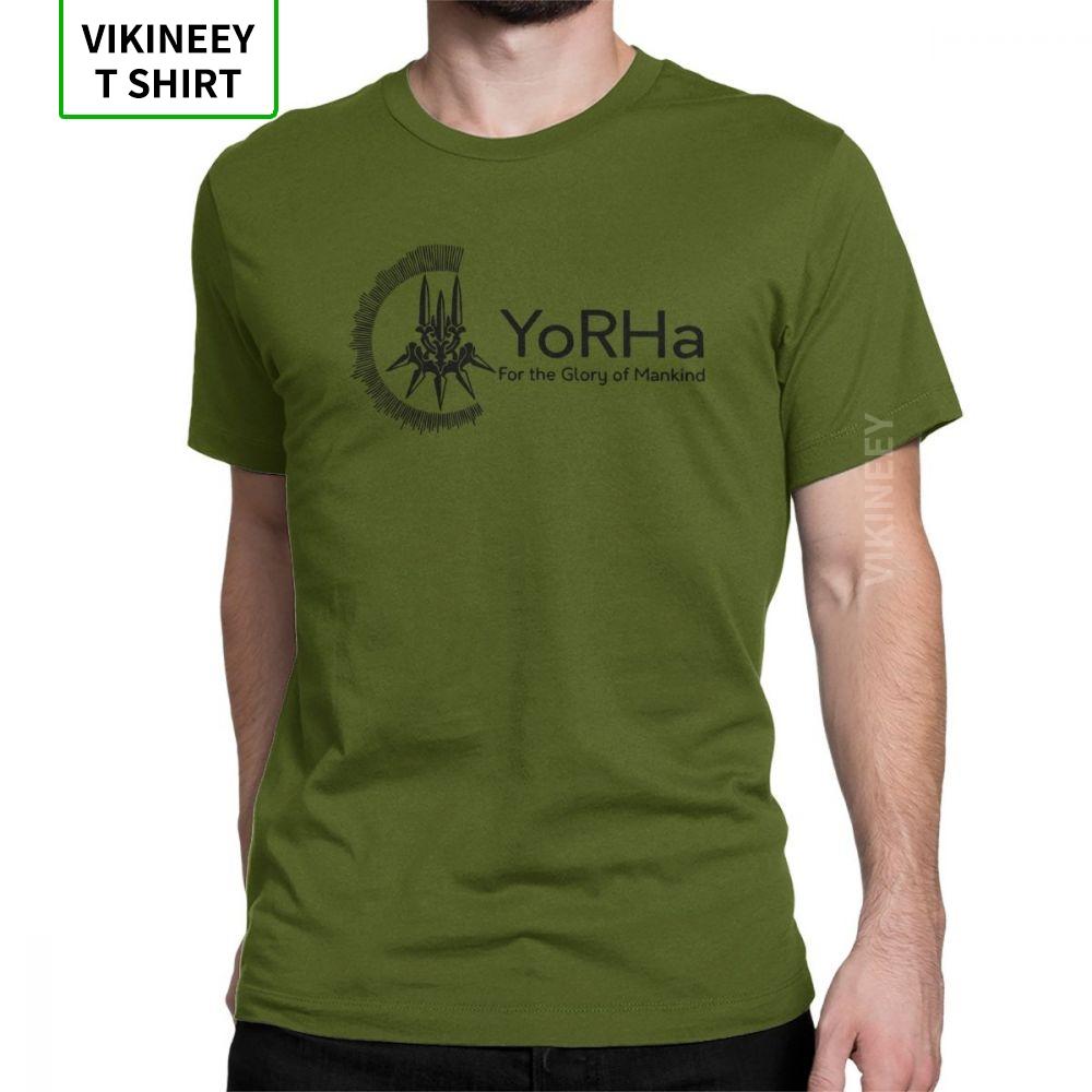 T-Shirts NieR Automata Untitled Novelty 100% Cotton Tees Short Sleeve YoRHa 2B Game T Shirt Clothing Birthday Present