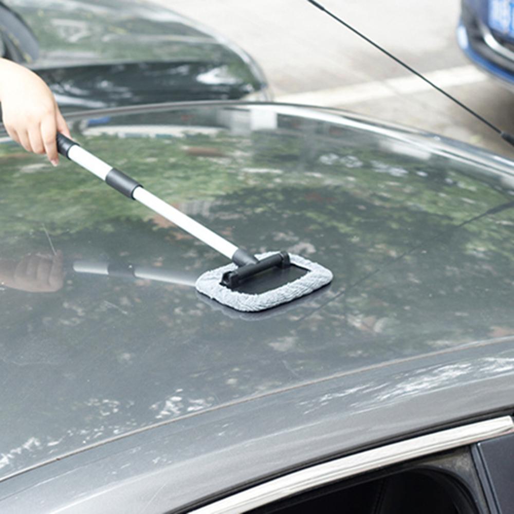 Новая щетка для чистки лобового стекла Алюминиевая и АБС телескопическая ручка Очистка от запотевания окон