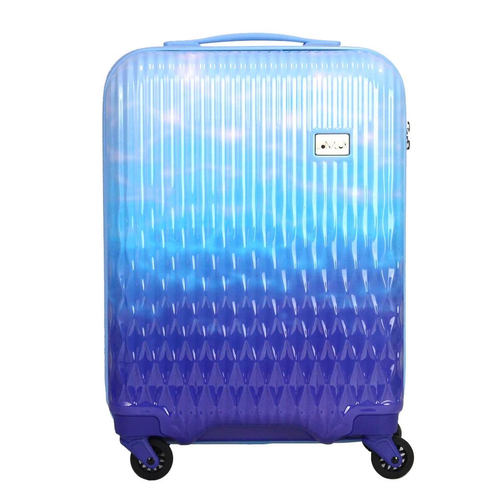 Чемодан с жесткой внутренней молнией TSA Water S размера Siffle, размер LUN2116-48, разрешена ручная кладь, 32 л, см, 2,8 кг, антибактериальный, замок, Sky,